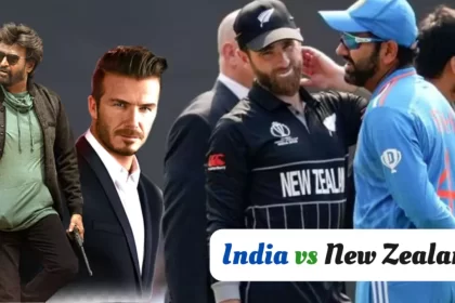 India vs New Zealand Rajinikanth to David Beckham watching semi final match