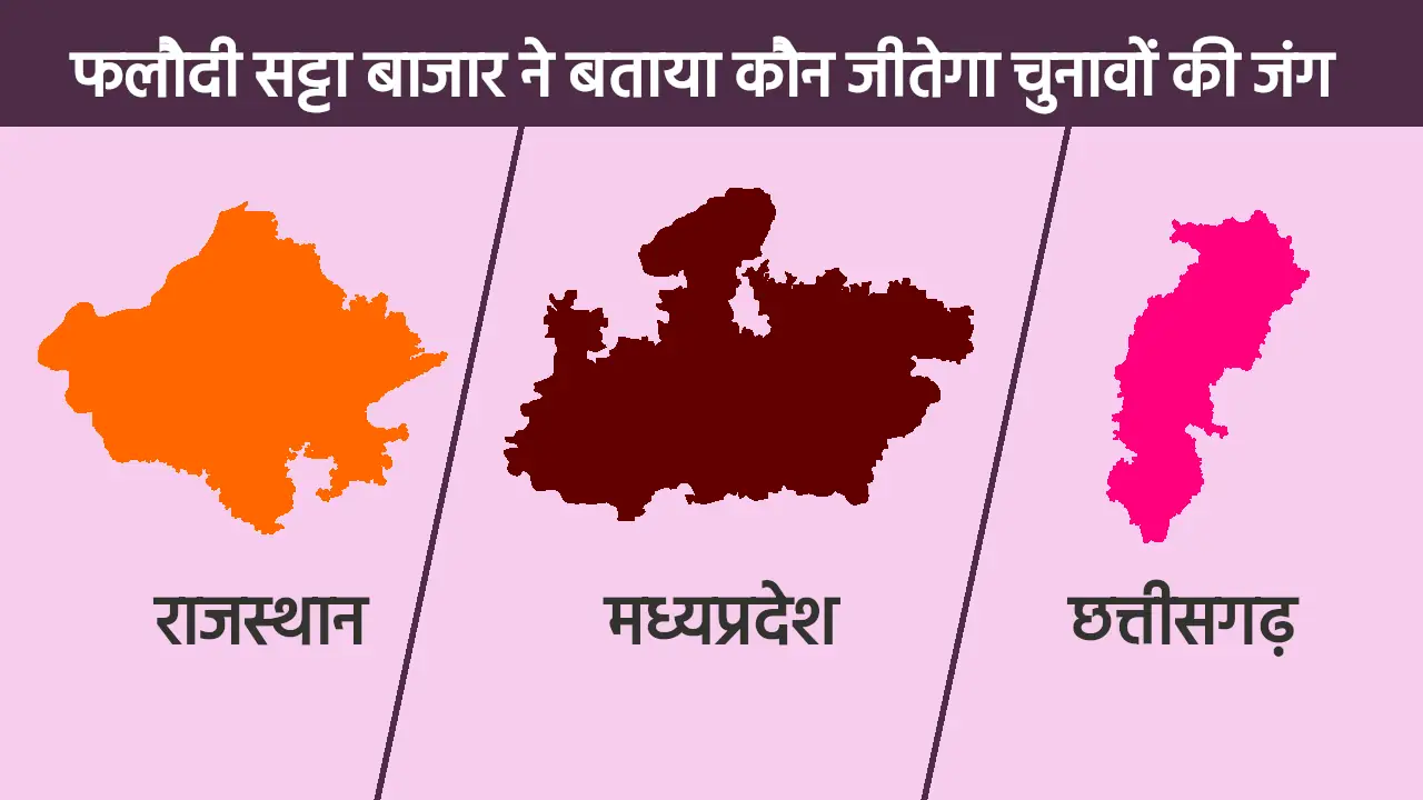 Phalodi Satta Bazar, Phalodi Satta Bazar prediction, Phalodi Satta Bazar, Assembly Election, Rajasthan Assembly Election 2023,