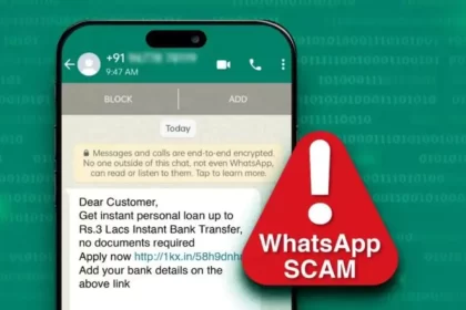 WhatsApp Fake Message for Online Scam