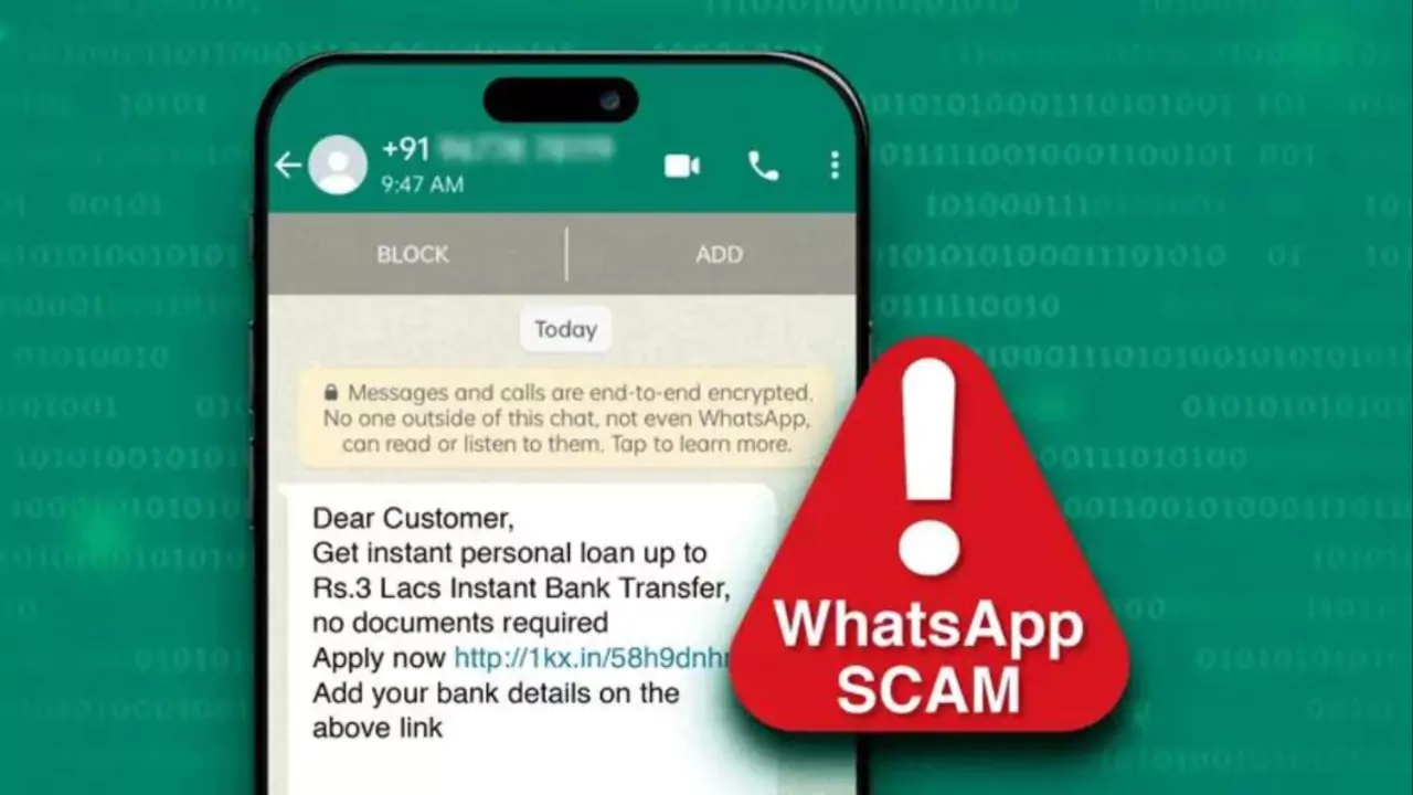 WhatsApp Fake Message for Online Scam