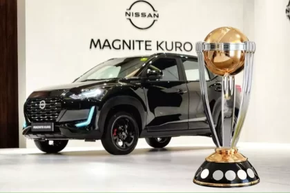 World Cup Player Of The Series prize Nissan Magnite Kuro Edition