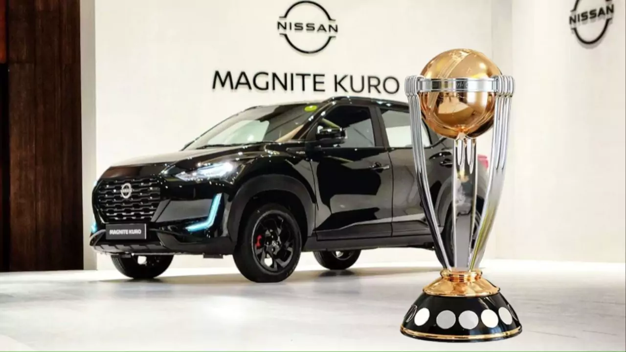 World Cup Player Of The Series prize Nissan Magnite Kuro Edition