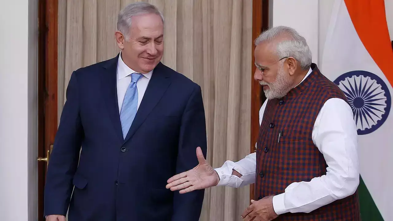 pm modi with netanyahu