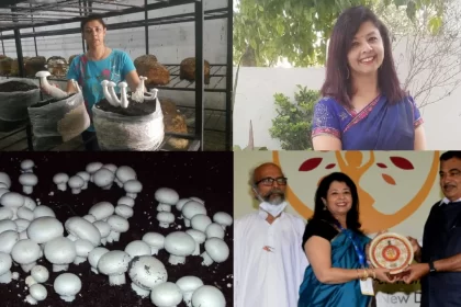 Mushroom Lady Hiresha Verma Dehradun, Hiresha Verma Dehradun Mushroom Lady, Inspirational Stories, Hiresha Verma, Hanzen International, Mushroom Farming, Mushrooms ki kheti, How to Sell Mushrooms, कैसे करें मशरूम की खेती, मशरूम खेती, मशरूम कैसे उगायें, मशरूम कैसे बेचें