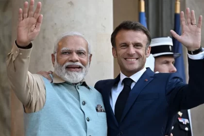 Modi Macron Jaipur Parkota Visiting Hours, Modi Macron in Jaipur, 14 th National Voters Day, PM Modi Macron Road Show Jaipur, Macron lands in Jaipur, republic day ,  Prime Minister Narendra Modi and French President Emmanuel Macron , सांगानेरी गेट , जयपुर वाॅल सिटी, PM Modi Macron Road Show in Jaipur, 14 th National Voters Day